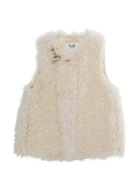 Il Gufo toggle-fastening faux-shearling jacket