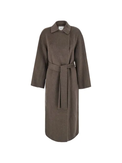 Grifoni belted single-breasted coat