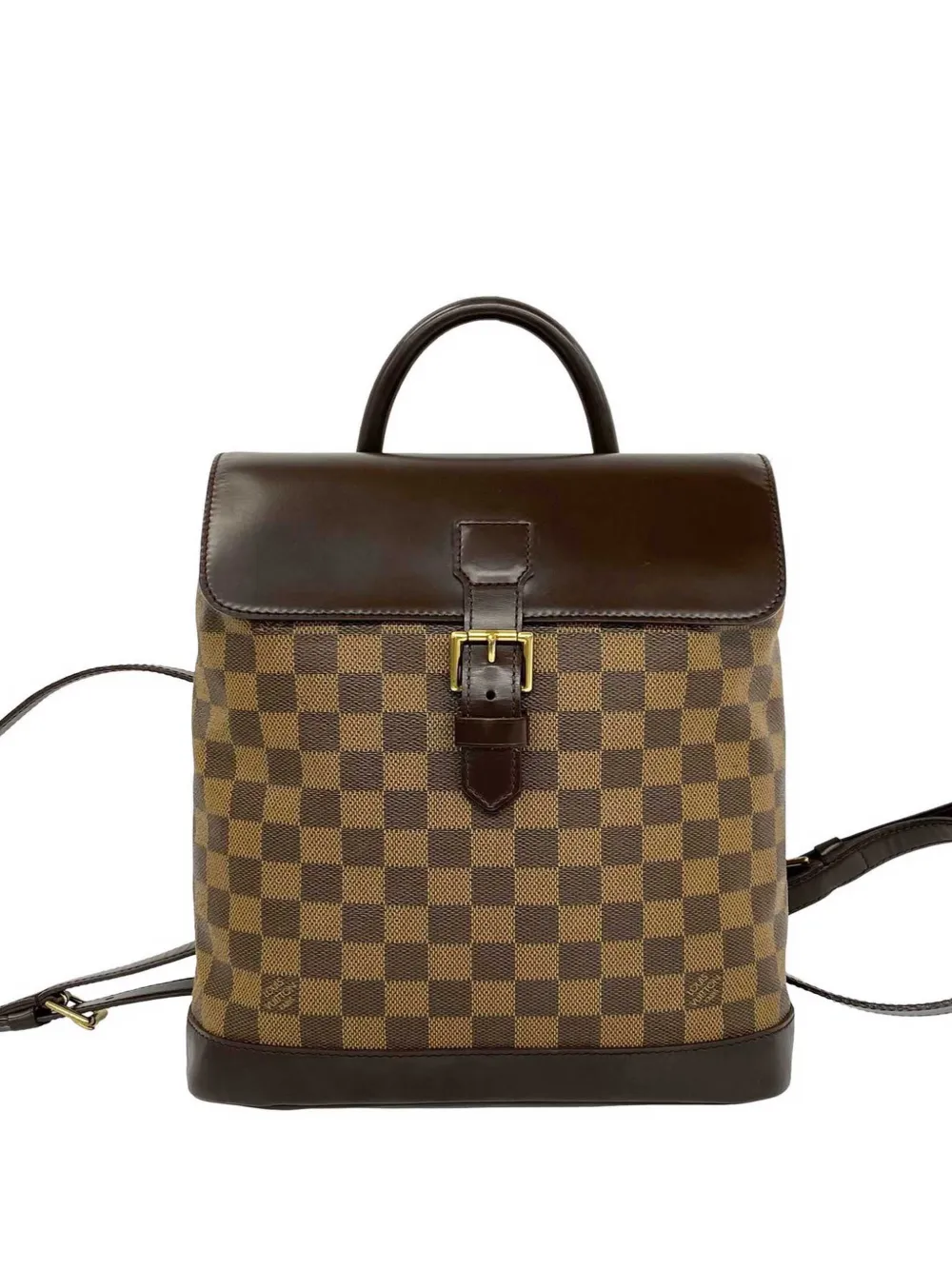 Louis Vuitton Pre-Owned 2001 Damier Ebene Soho backpack - Marrone