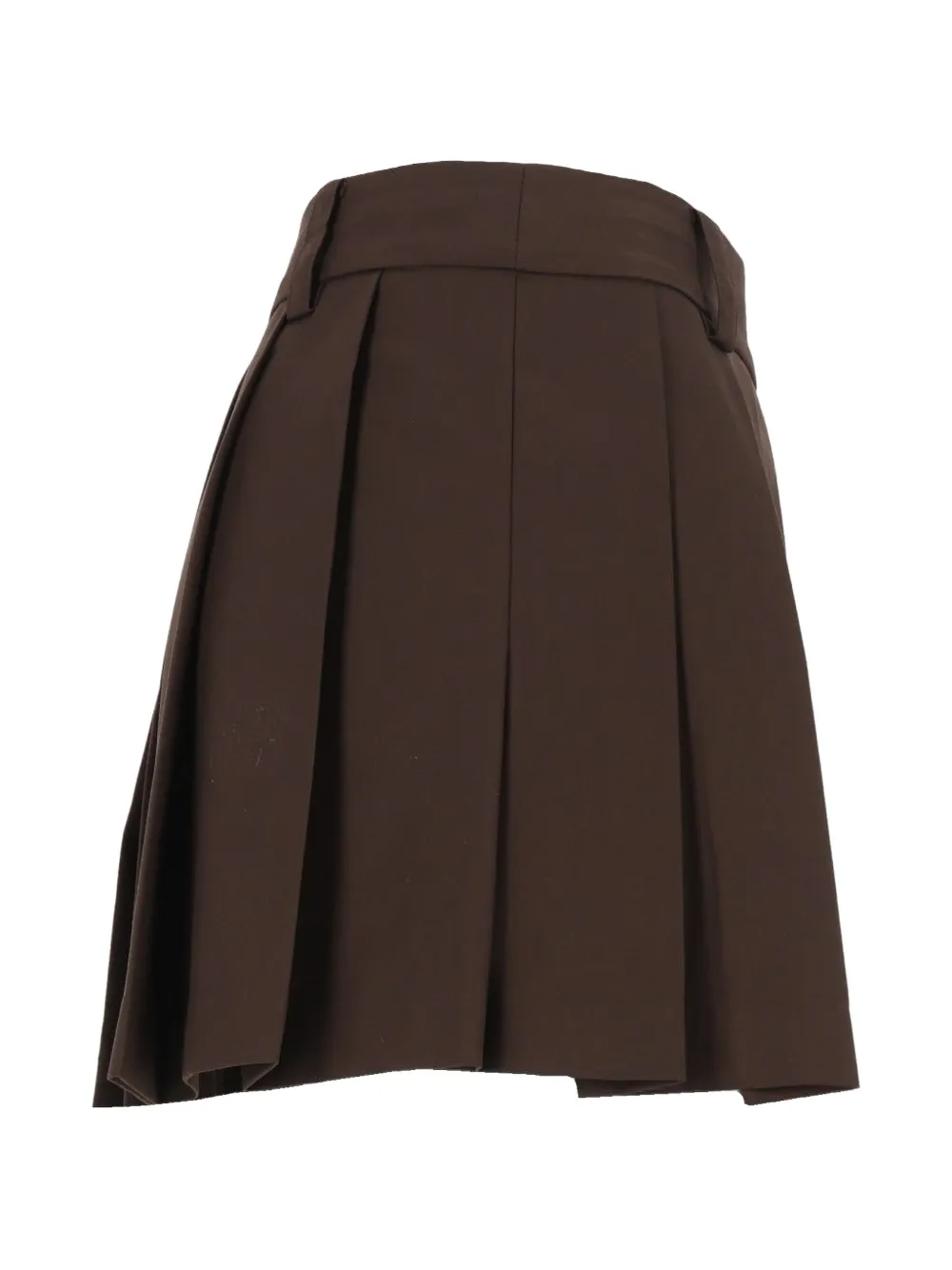 DUNST Mini-plooirok Bruin