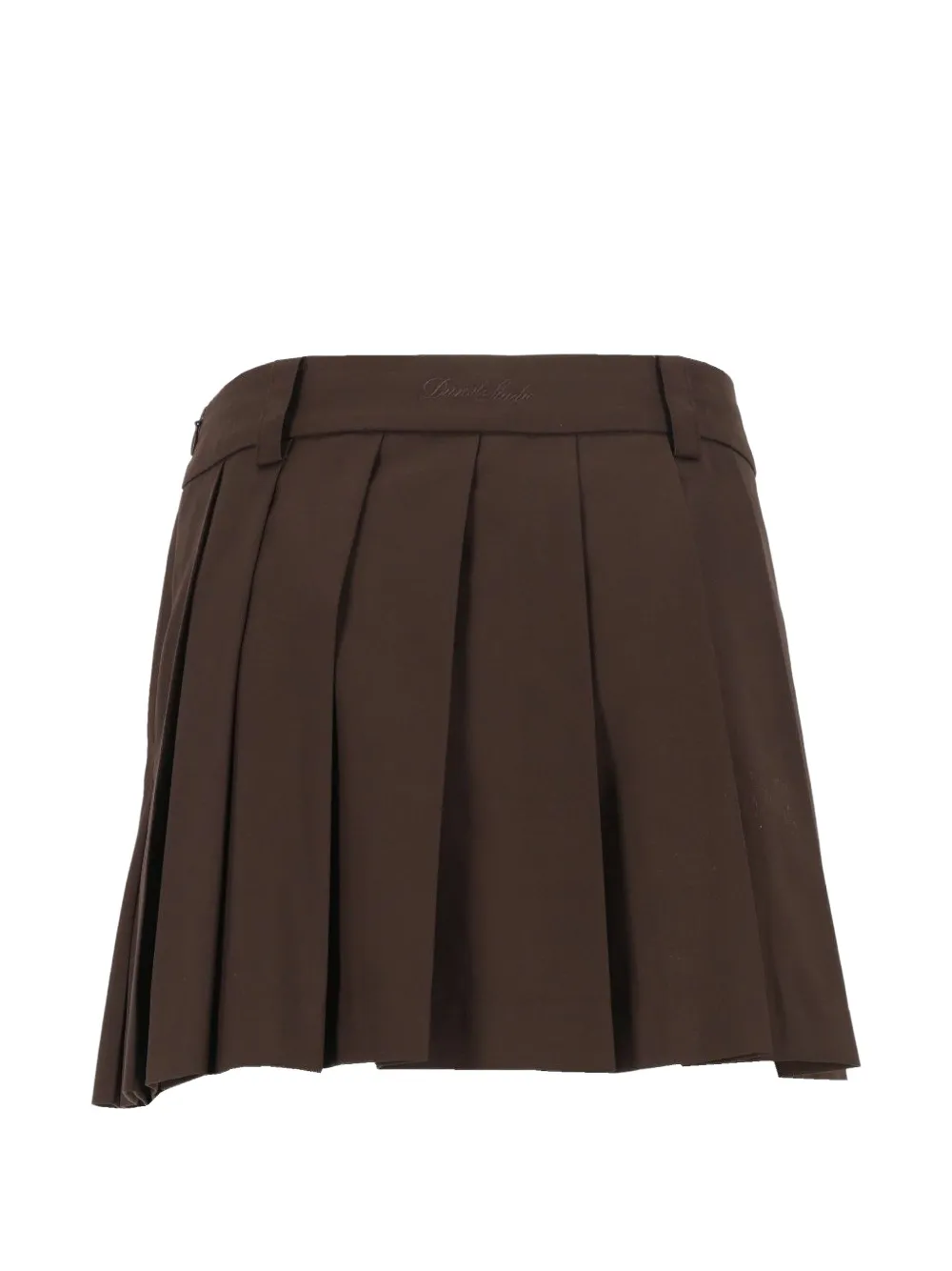 DUNST Mini-plooirok Bruin