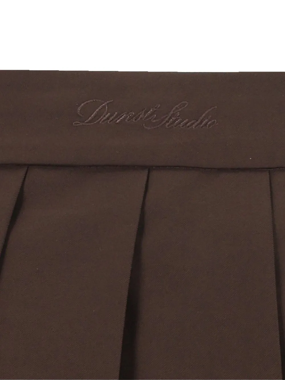 DUNST Mini-plooirok Bruin