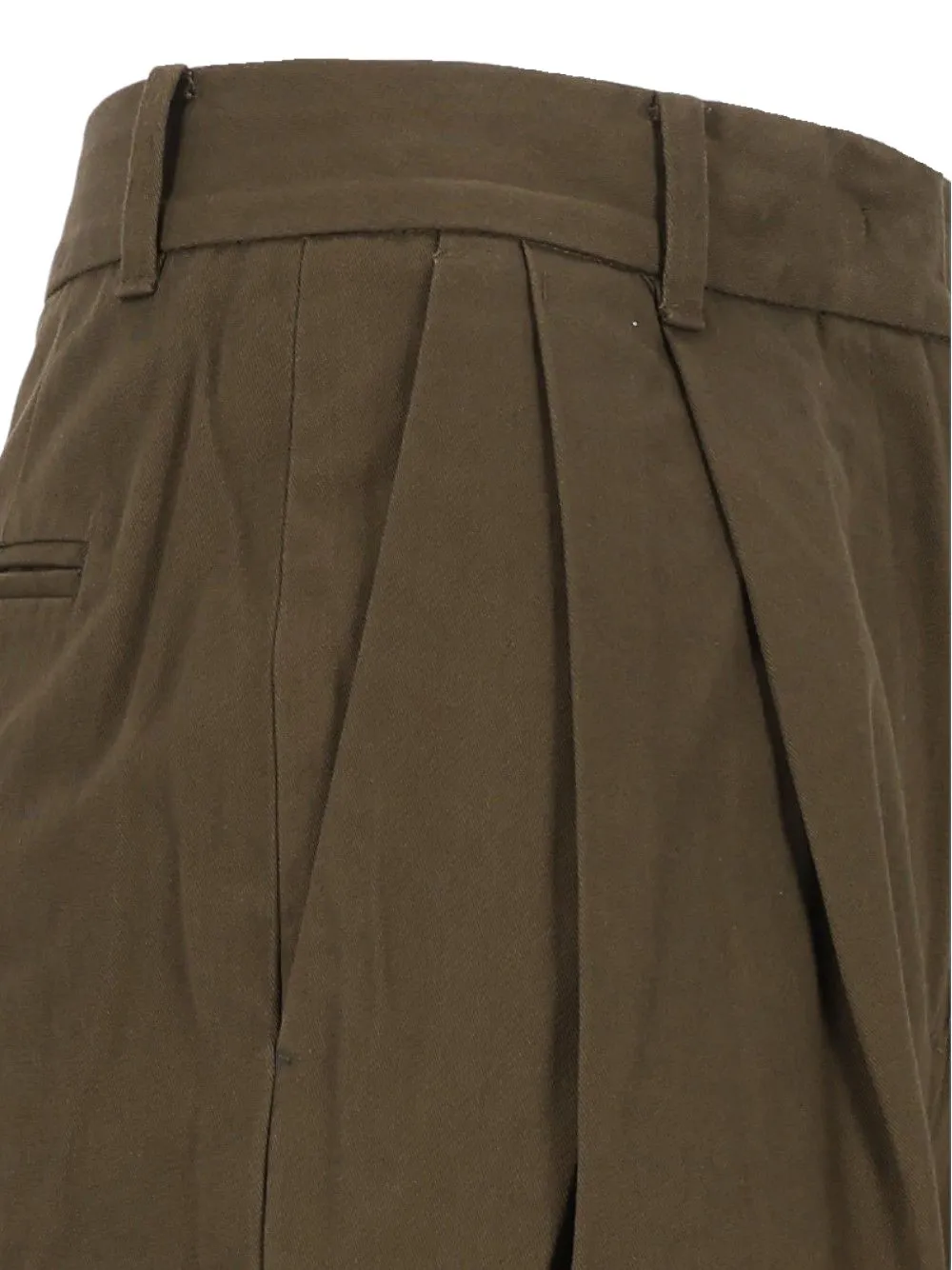 DUNST Geplooide broek Groen