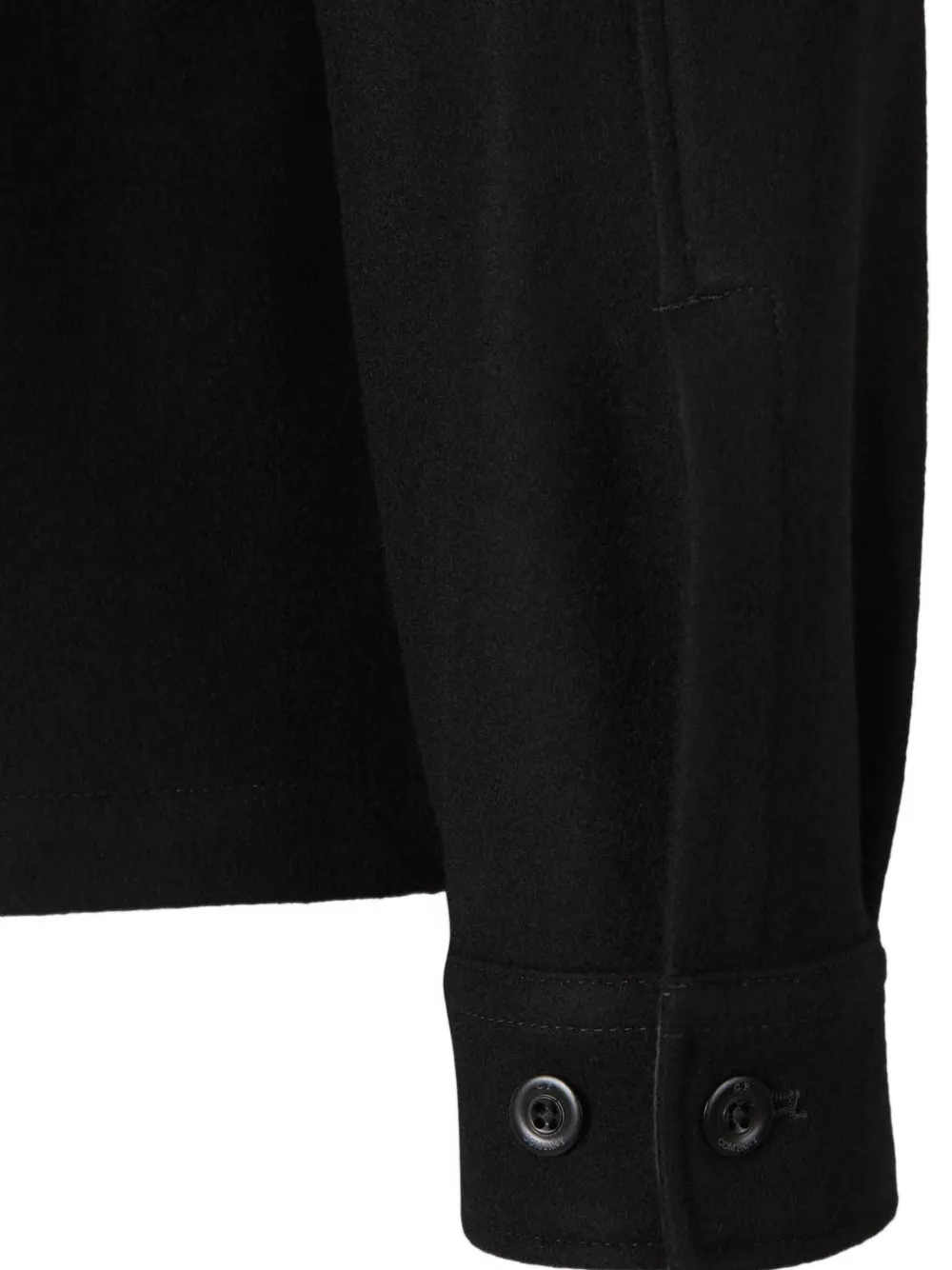 C.P. Company Jack met knopen en Lens-detail Zwart