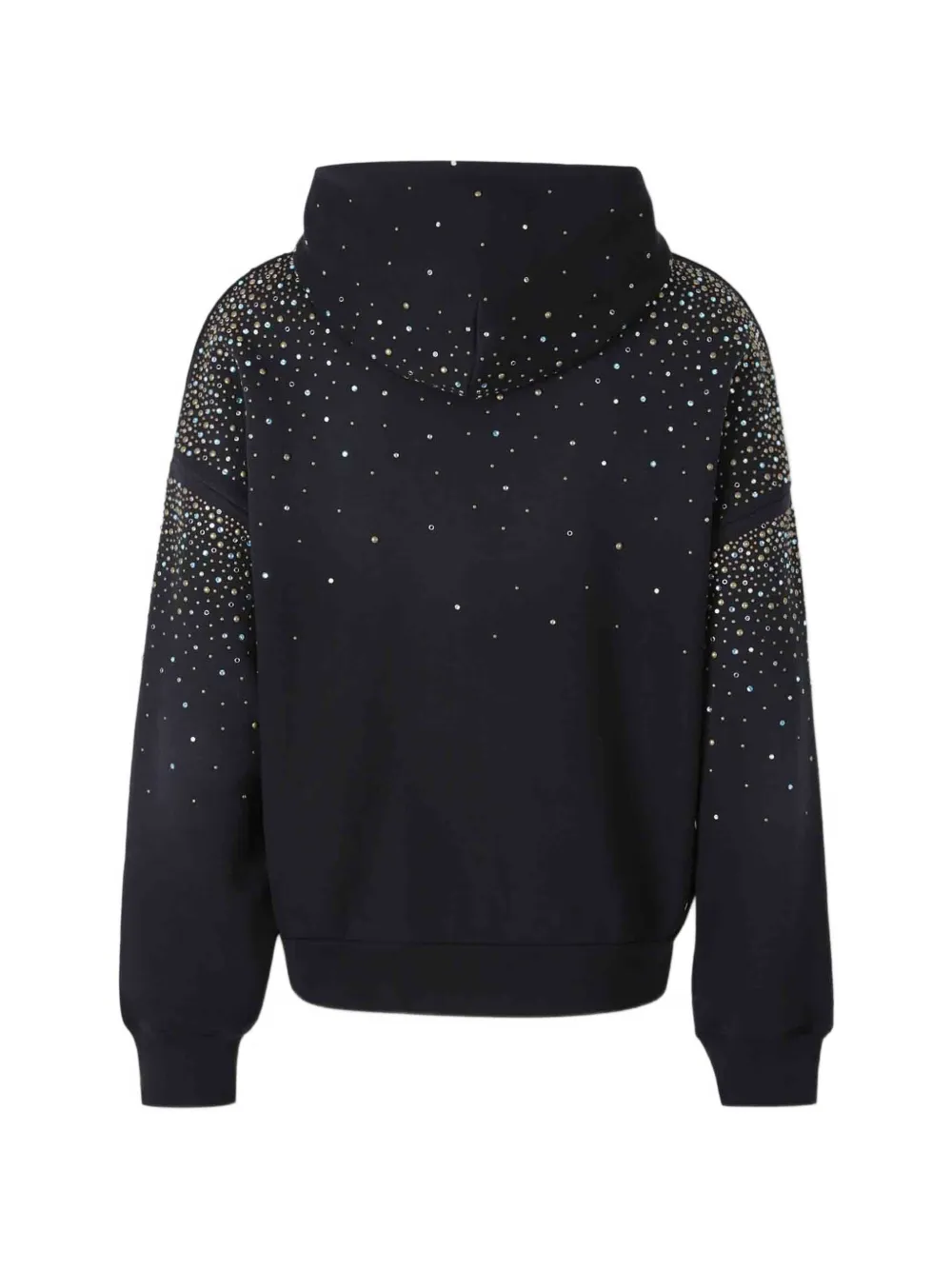 AMIRI crystal-embellished zip-up hoodie Zwart