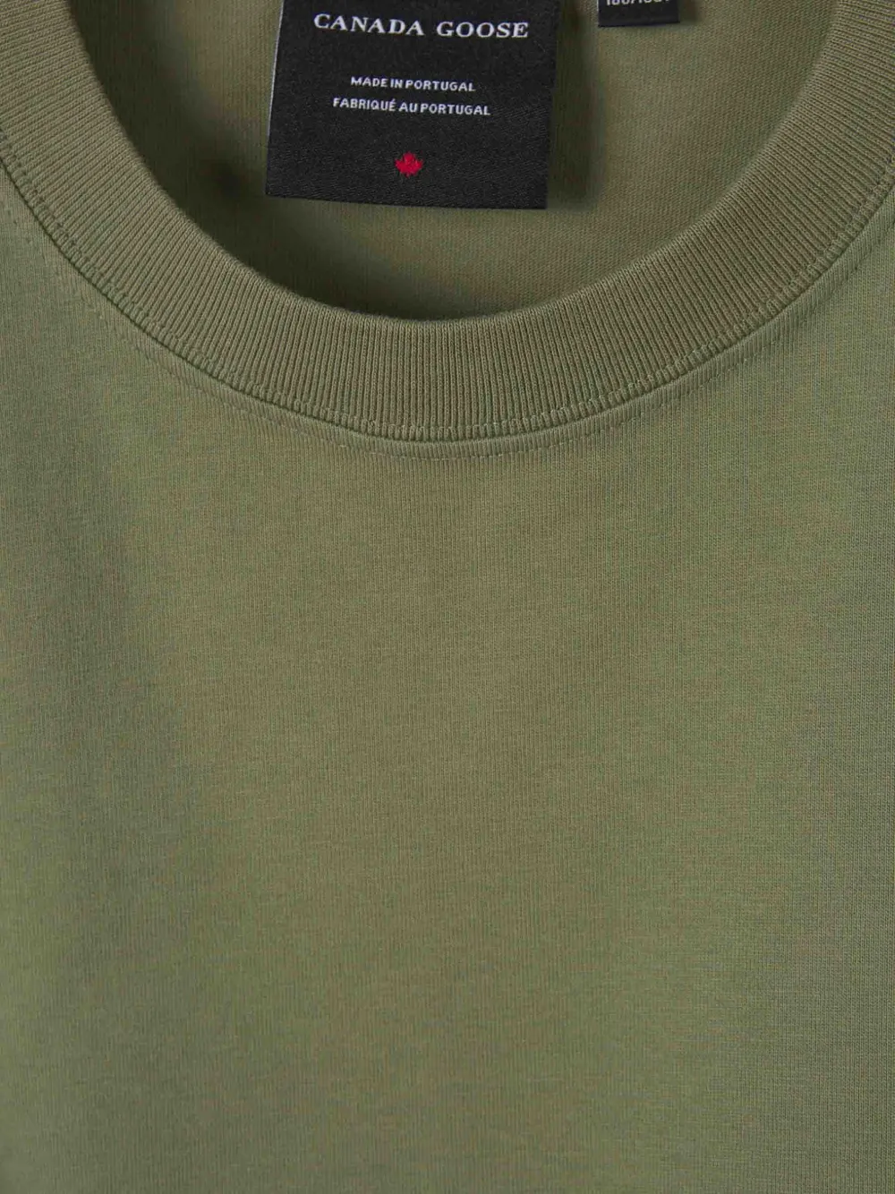 Canada Goose T-shirt met logopatch Groen