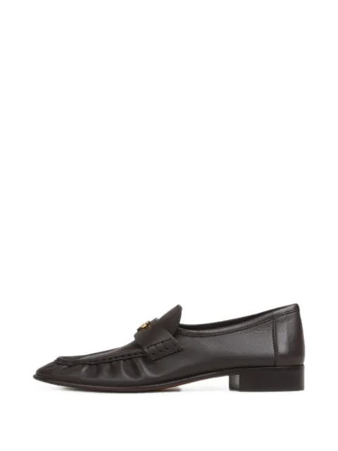 Chloé Letti heart-motif leather loafers