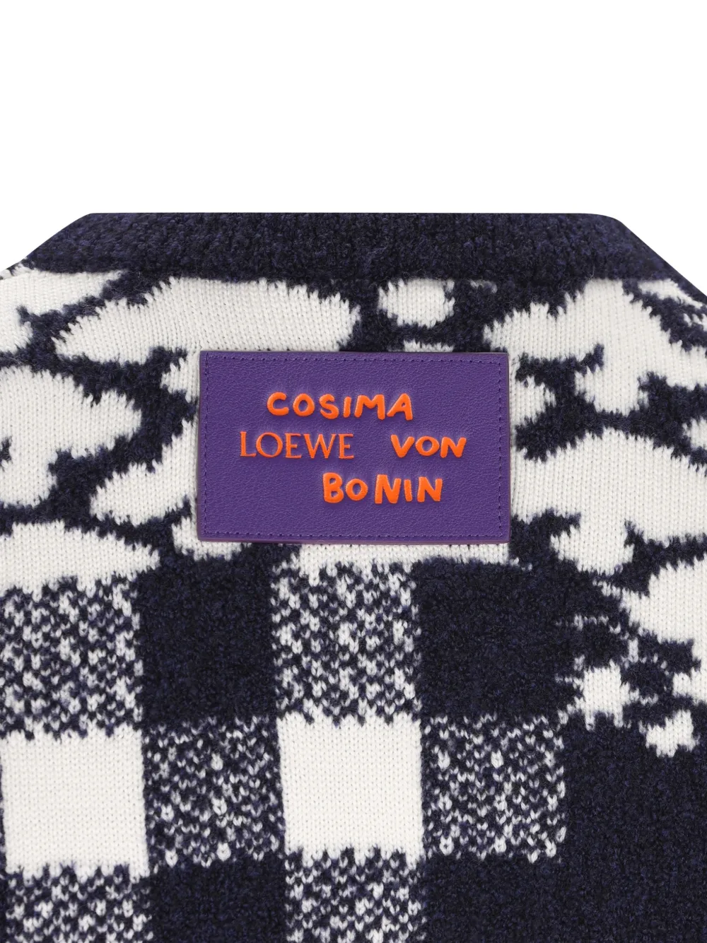 LOEWE X Cosima Von Bonin Short-sleeve Sweater in Blue, view 4