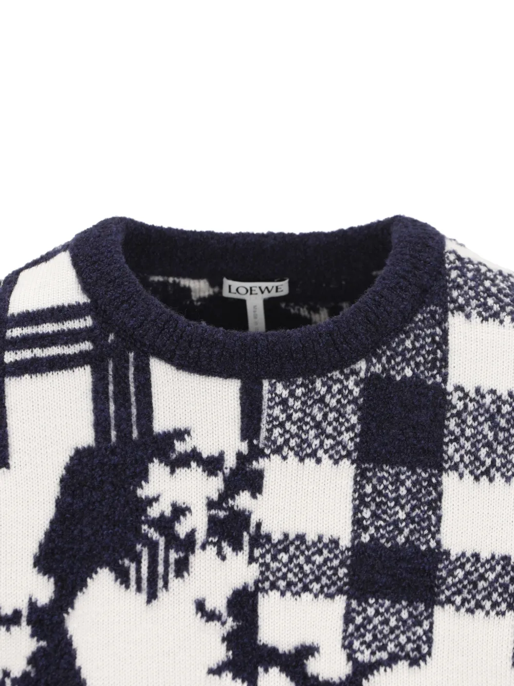 LOEWE X Cosima Von Bonin Short-sleeve Sweater in Blue, view 3