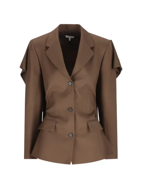 LOEWE cut-out draped blazer