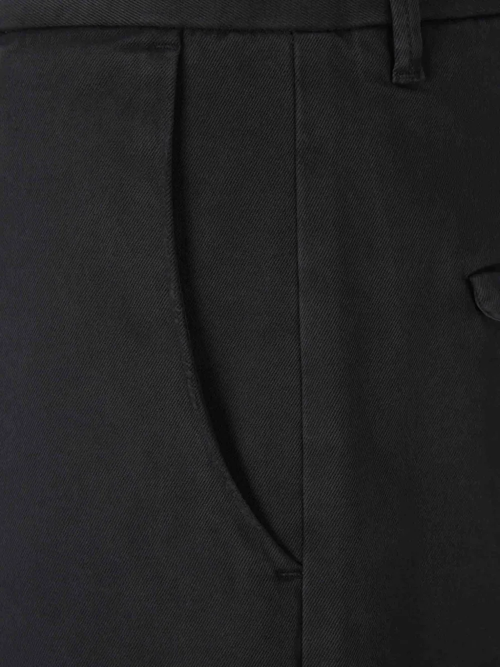 Nine In The Morning Straight broek met logopatch Zwart