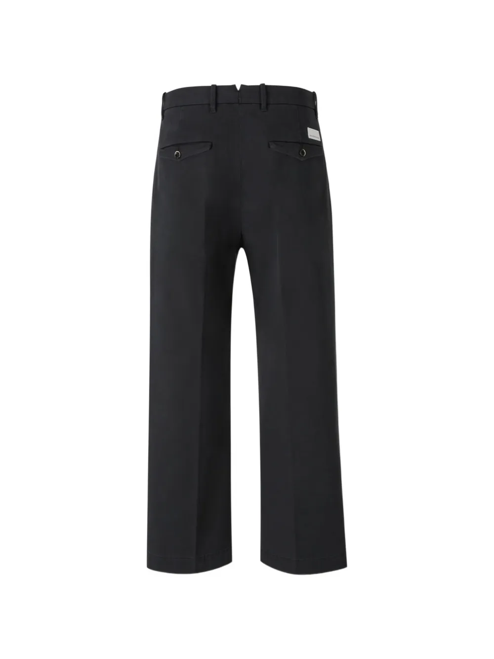 Nine In The Morning Straight broek met logopatch Zwart
