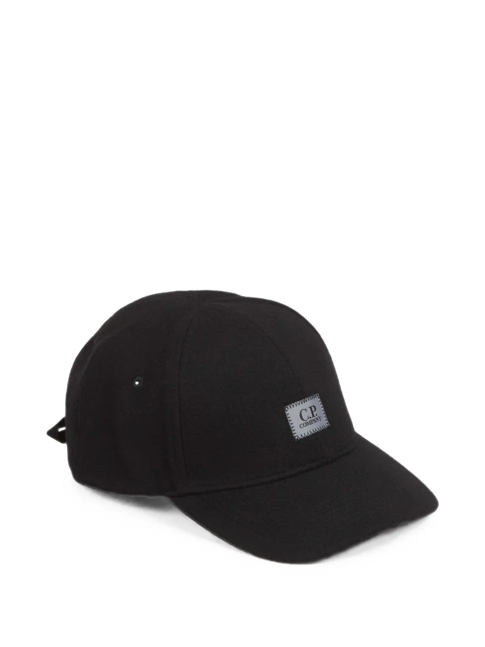 C.P. Company Honkbalpet met logopatch Zwart