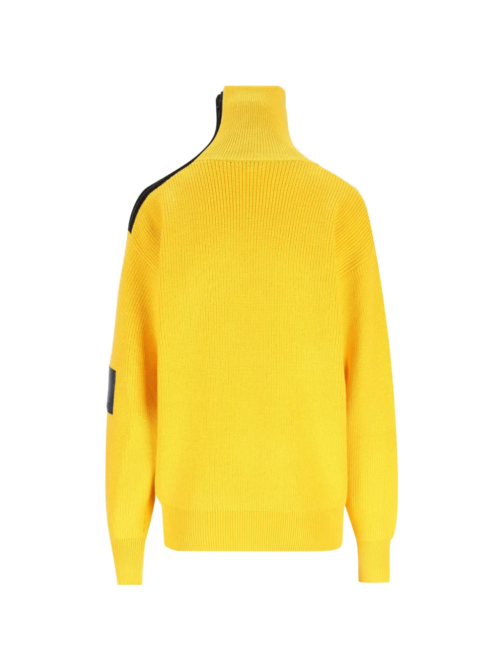 LOEWE Asymmetrische trui met rits Geel