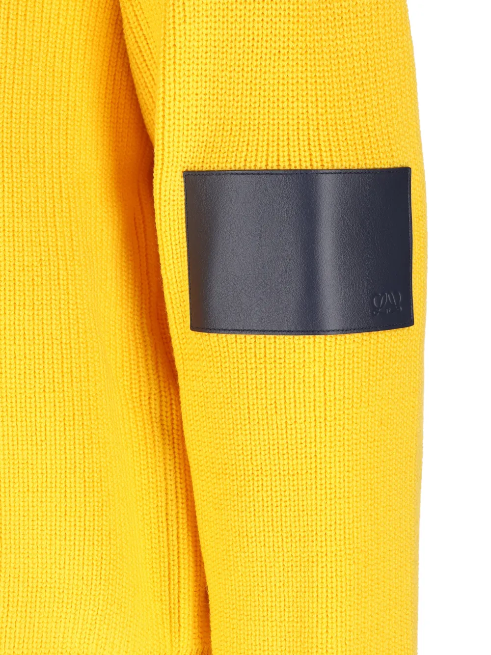 LOEWE Asymmetrische trui met rits Geel
