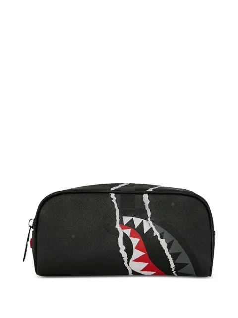 Sprayground Shark Mouth Center Rip wash bag