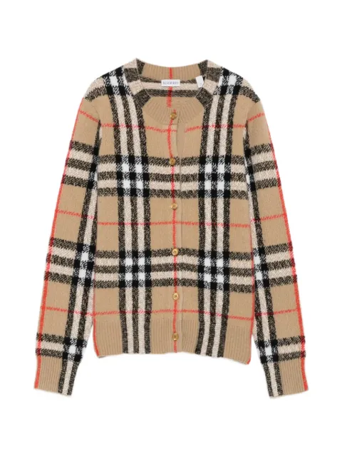 Burberry Karierter Kaschmircardigan