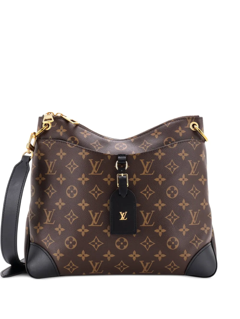 Louis Vuitton Pre-Owned Odeon NM Monogram MM Umhängetasche aus Canvas - Schwarz