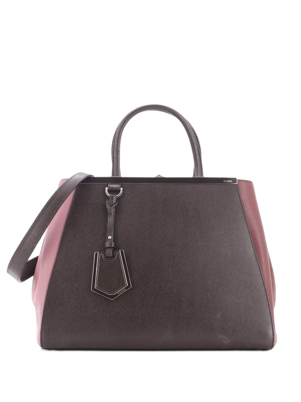 Fendi Pre-Owned 2Jours Bag Leather Medium tote bag - Marrone