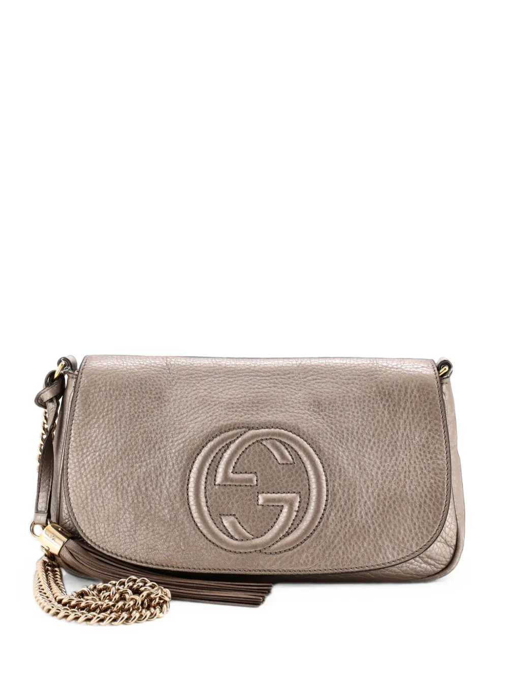 Gucci Pre-Owned Soho Chain Leather Medium crossbody bag - Oro