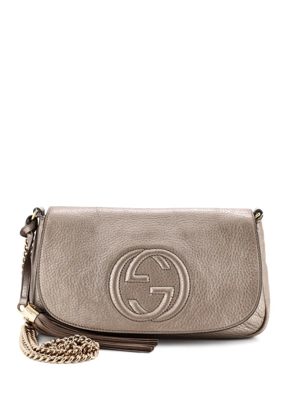 Gucci Pre-Owned Soho Chain Leather Medium crossbody bag - Oro