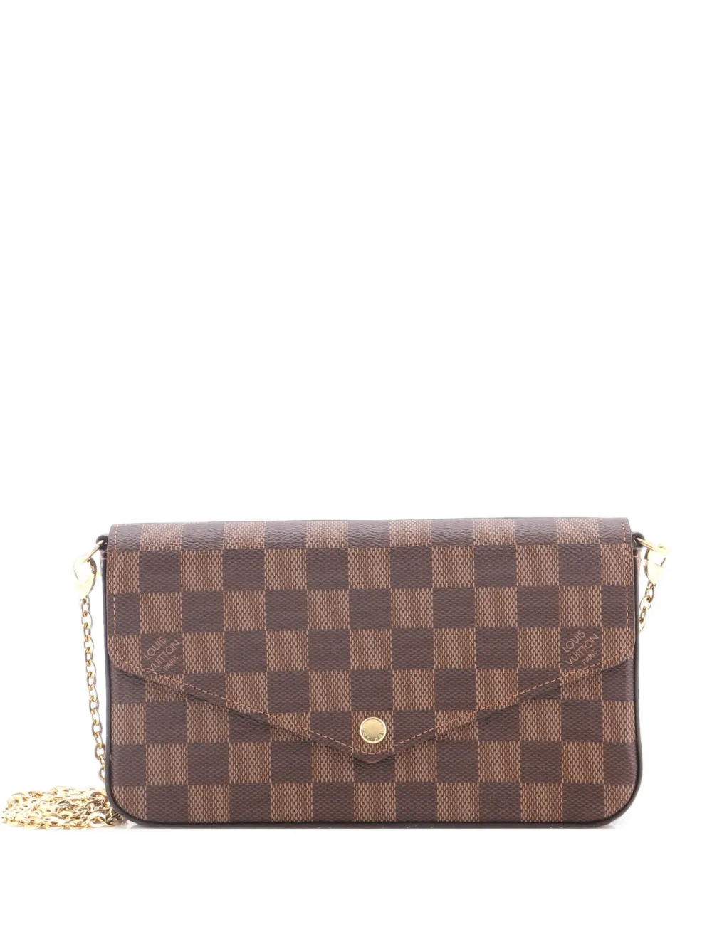 Louis Vuitton Pre-Owned Felicie Pochette Damier Umhängetasche - Braun