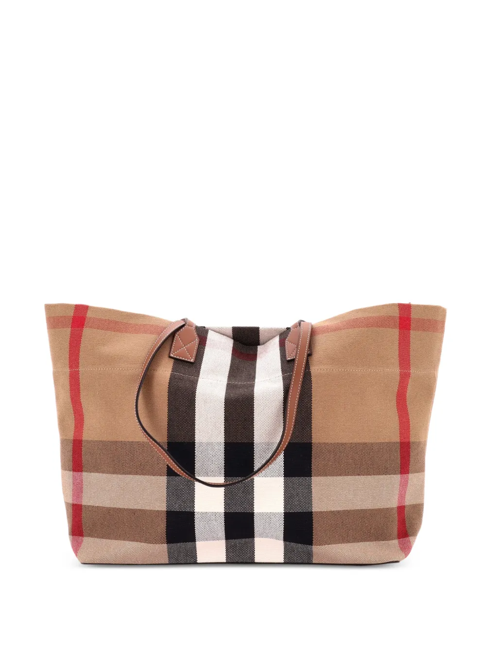 Burberry Pre-Owned Soft House Check Canvas Medium tote bag - Brown