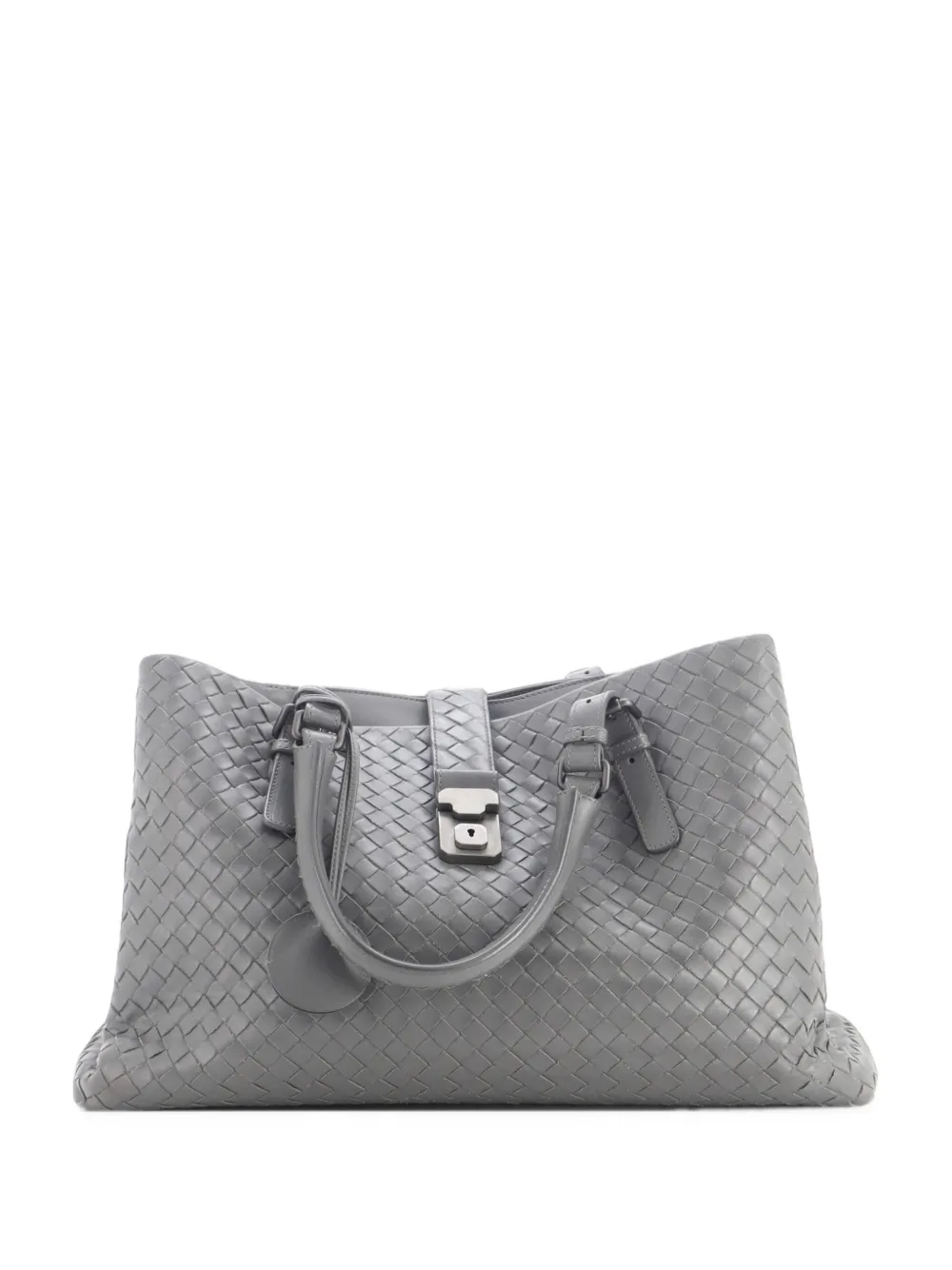 Bottega Veneta Pre-Owned Roma Bag Intrecciato Nappa Medium tote bag - Grigio