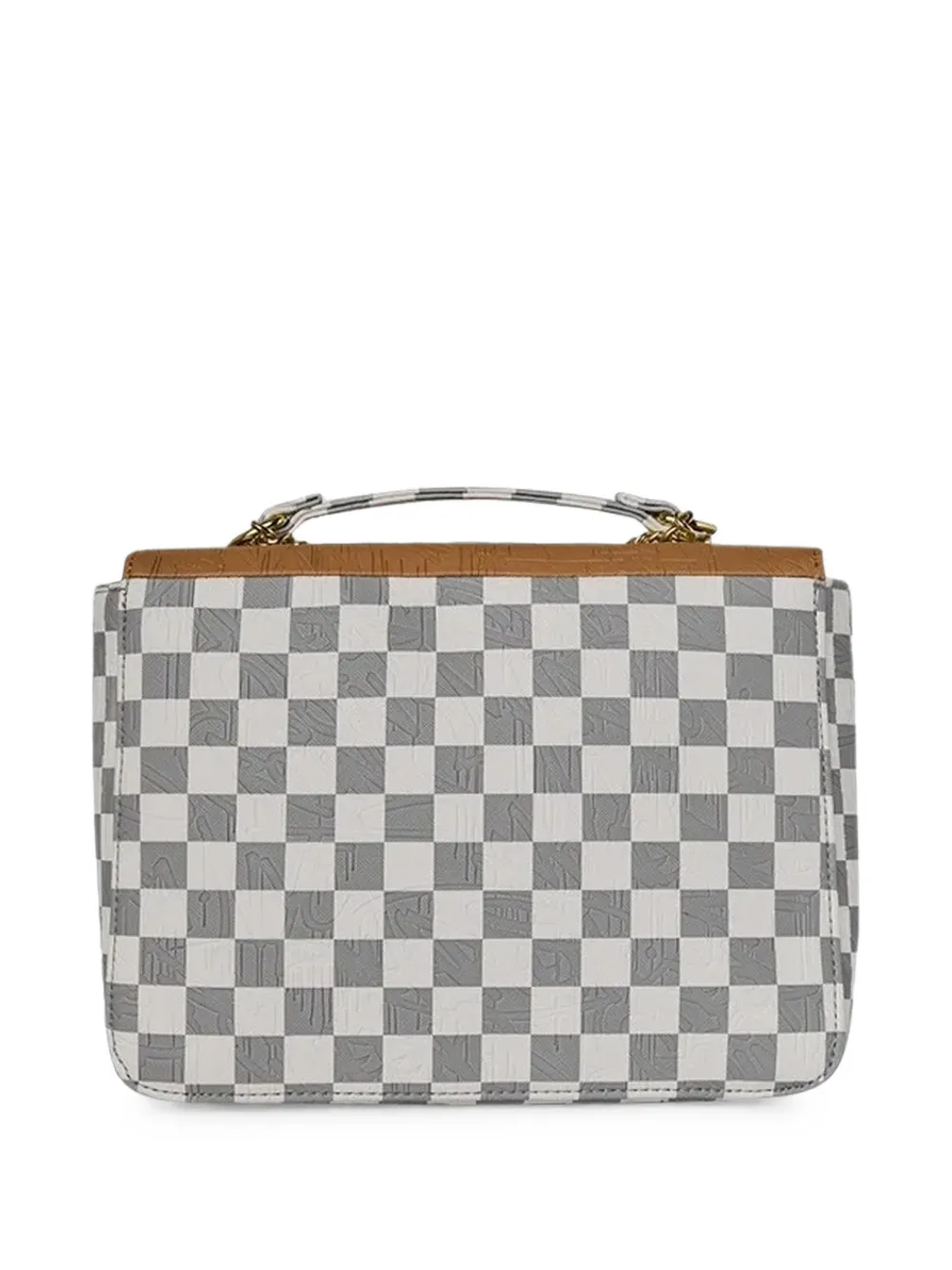 Sprayground Geruite shopper met reliëf Beige