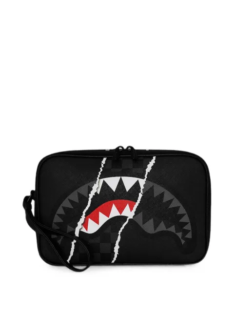 Sprayground Shark Mouth Center Rip wash bag