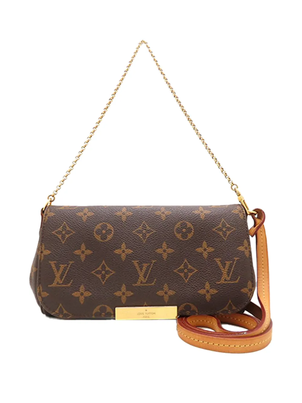 Louis Vuitton Pre-Owned 2000-2020 Monogram Favorite PM Satchel-Tasche - Braun