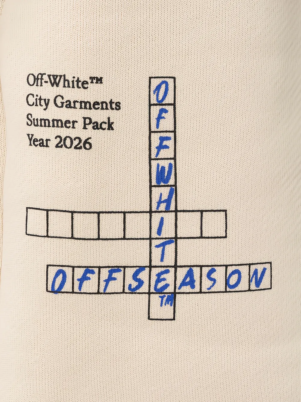Off-White Shorts met logoprint Beige