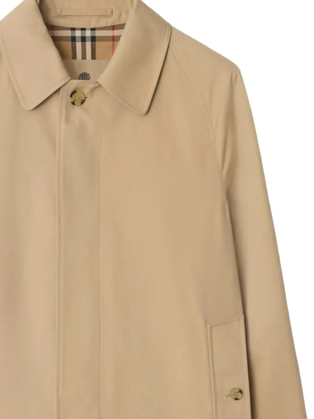 Burberry Camden Heritage midi-jas Beige