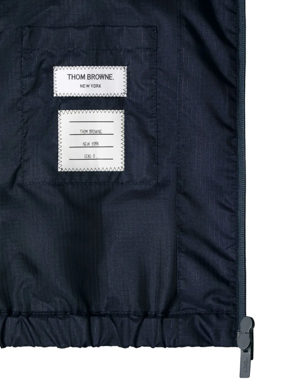Thom Browne Ripstop raglan jack Blauw