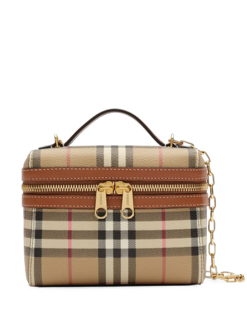 Burberry mini check vanity bag - Toni neutri