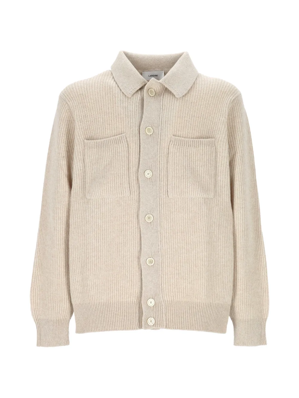 Lardini ribbed-knit cardigan