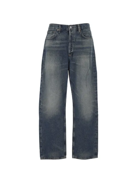 AGOLDE faded straight-leg jeans