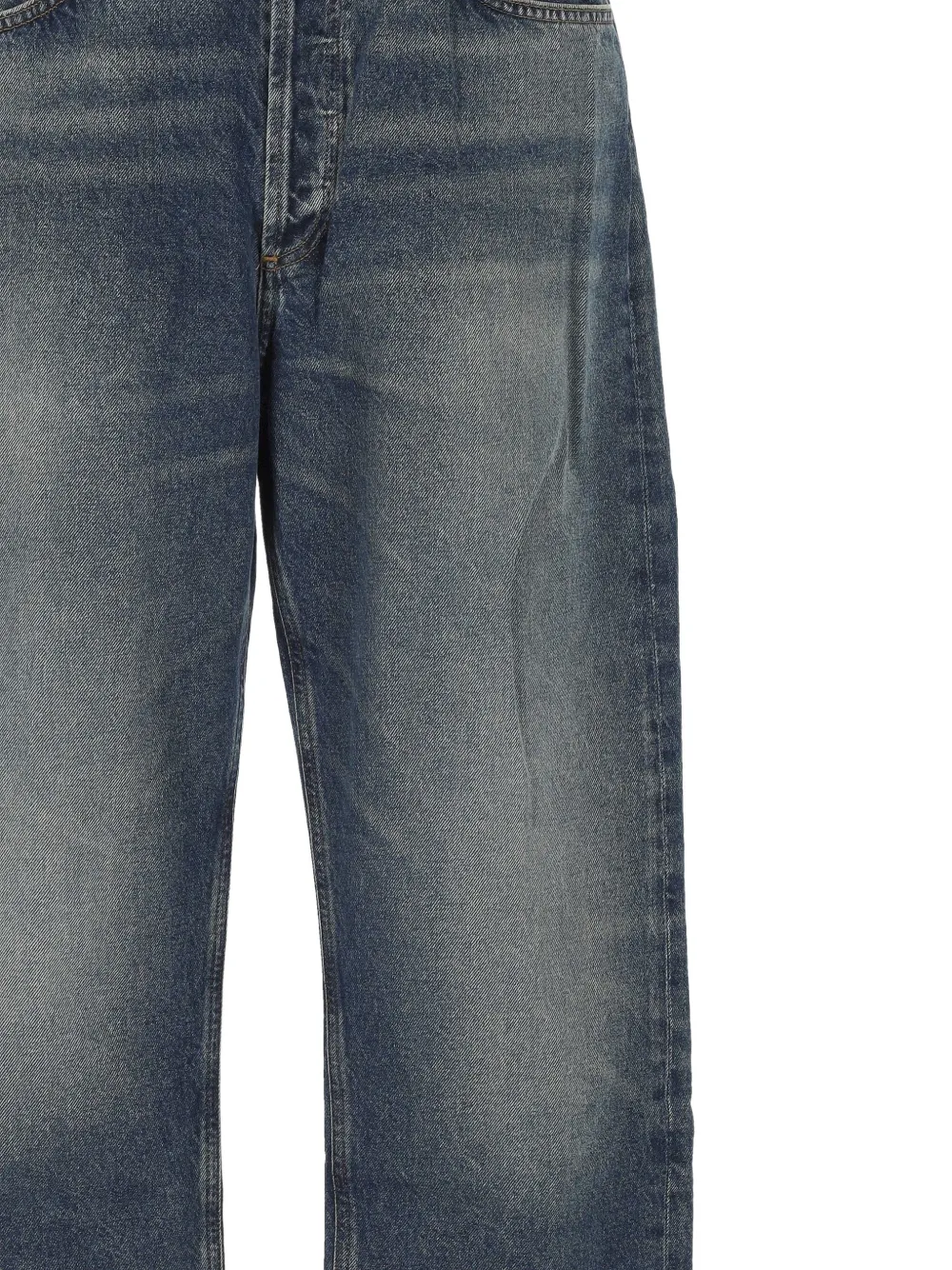 AGOLDE Straight jeans met vervaagd effect Blauw
