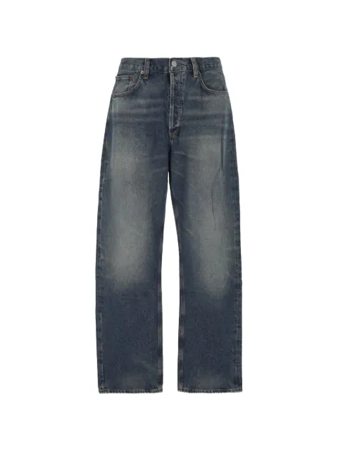 AGOLDE faded straight-leg jeans