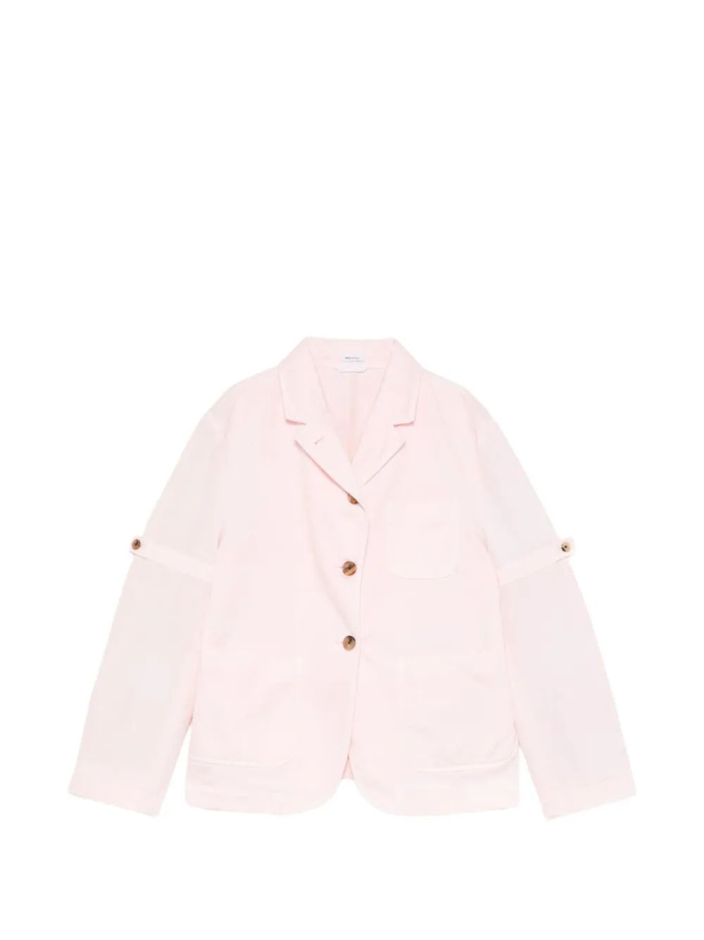 Thom Browne button-up notched-lapels jacket - Rosa
