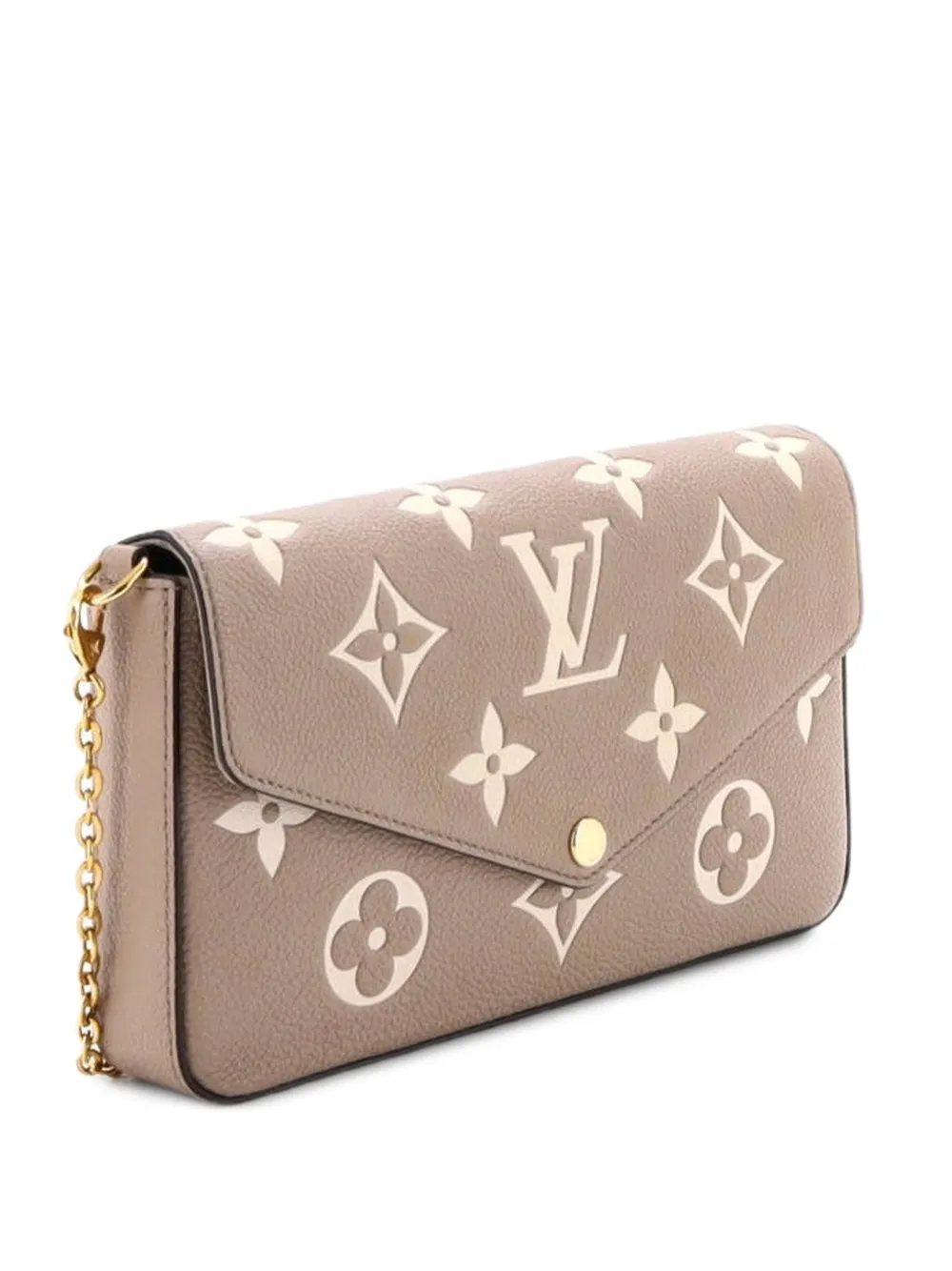 Louis Vuitton Pre-Owned Felicie Pochette Bicolor Monogram Empreinte Giant crossbody bag - Grey