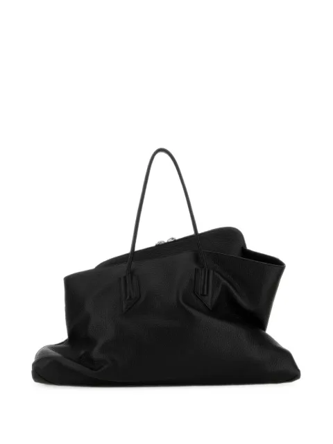 The Attico large La Passeggiata pebbled leather shoulder bag