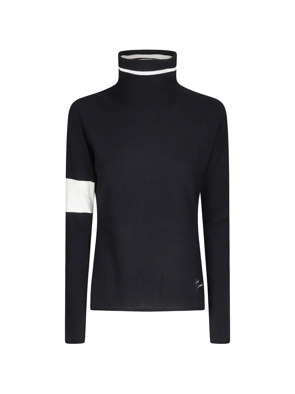 Yohji Yamamoto Signature high-neck cashmere sweater