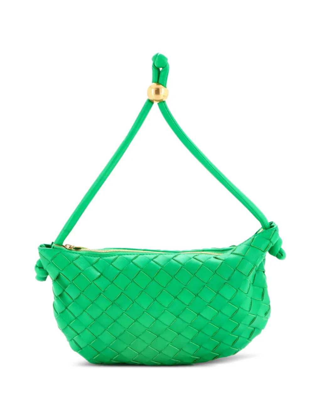 Bottega Veneta Pre-Owned Turn Pouch Intrecciato Nappa Small clutch bag - Green