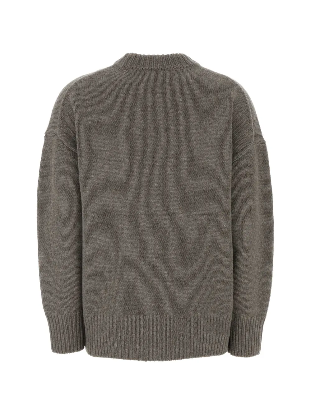 Co Oversize Crew-neck Sweater in Grey, view 2