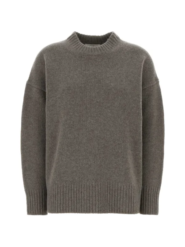 Co Oversize Crew-neck Sweater in Grey