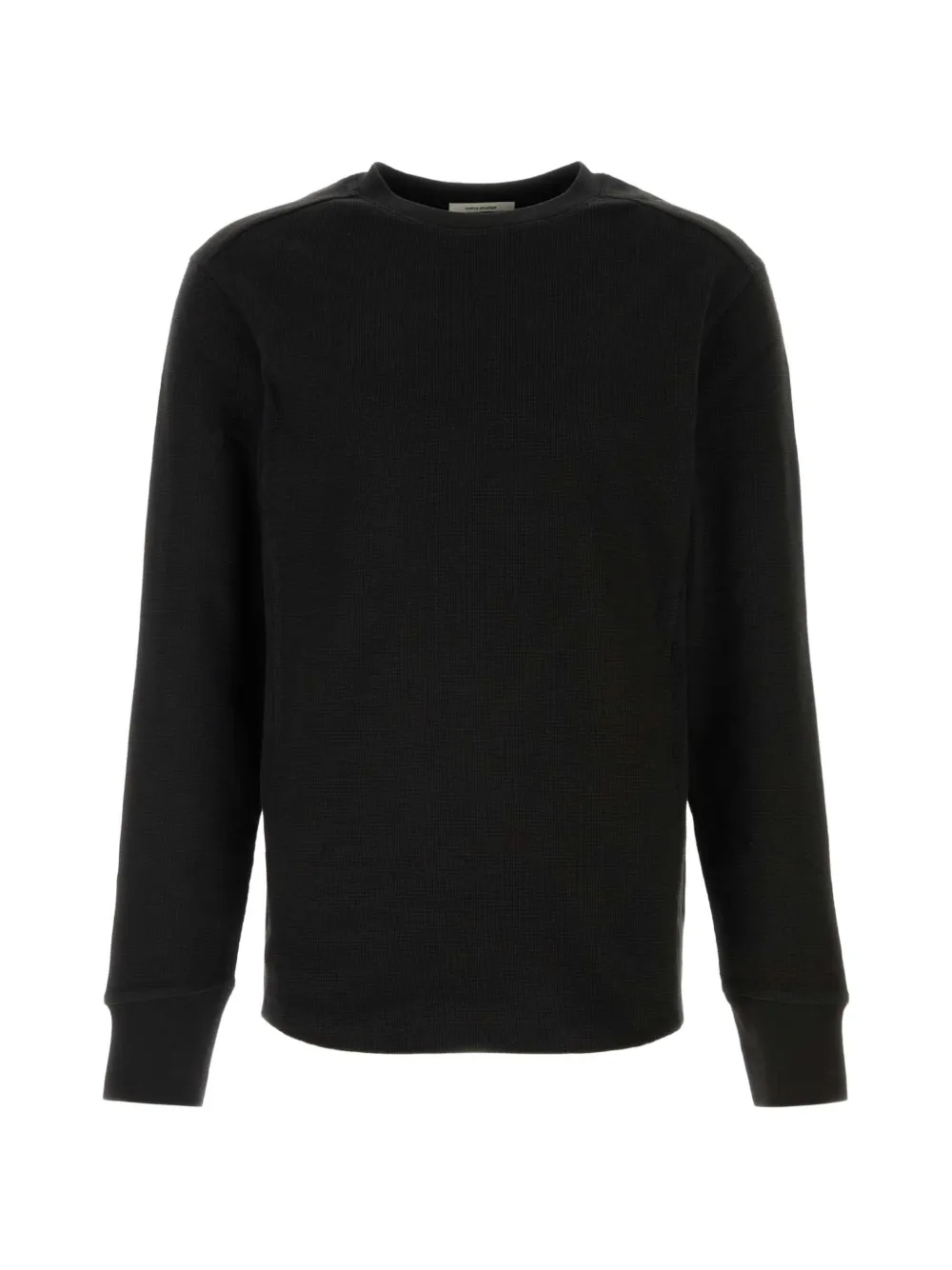 ENTIRE STUDIOS waffle-knit cotton sweater - Nero