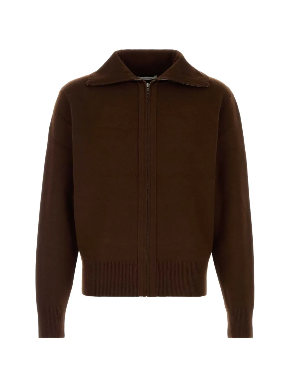 ENTIRE STUDIOS zip-up ribbed-trim cardigan