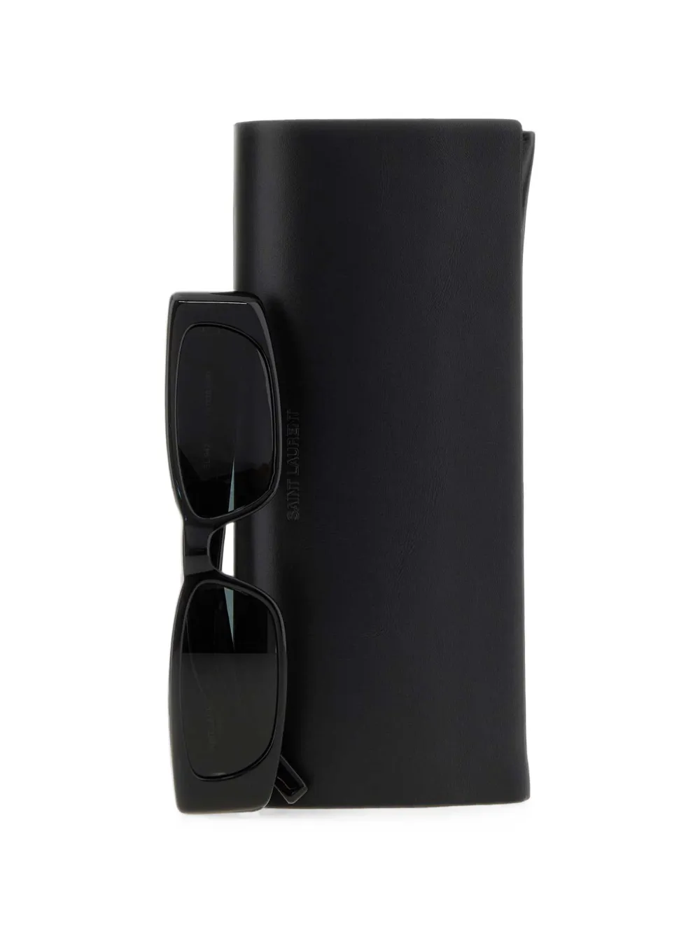 Saint Laurent Eyewear SL 942 zonnebril met rechthoekig montuur Zwart