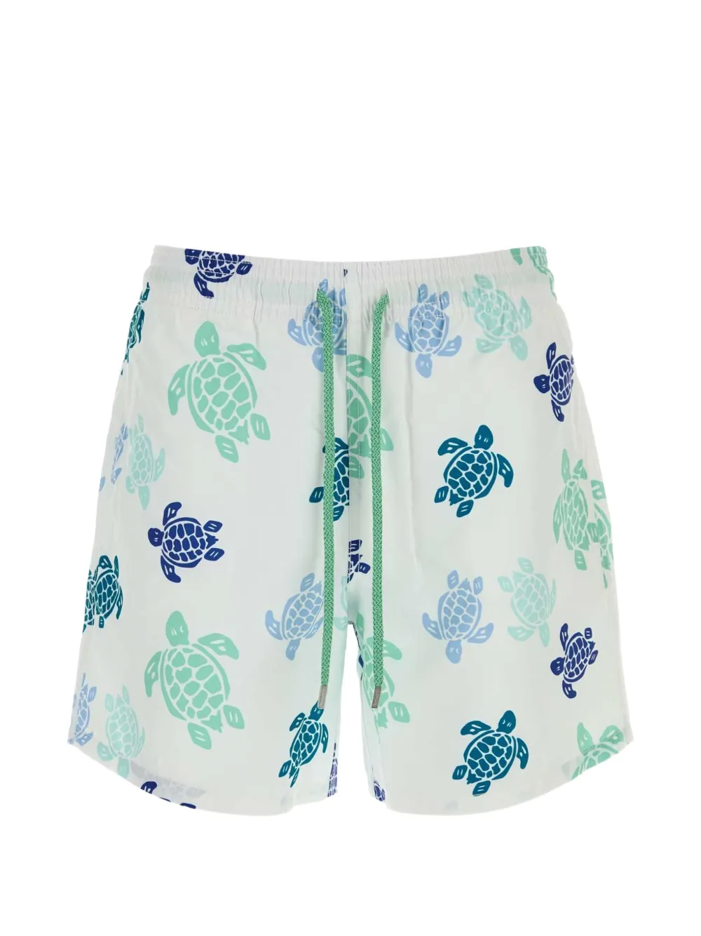 Vilebrequin Moorea turtle-print swimming shorts - Bianco